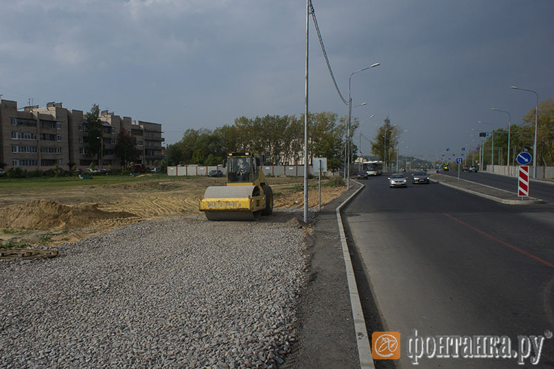 Граница второго и первого участков расширения Петербургского шоссе.
